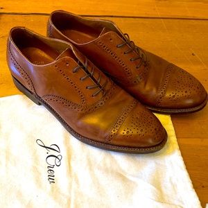 Lightly worn J.Crew Ludlow, leather handmade laced oxfords - 9.5 US